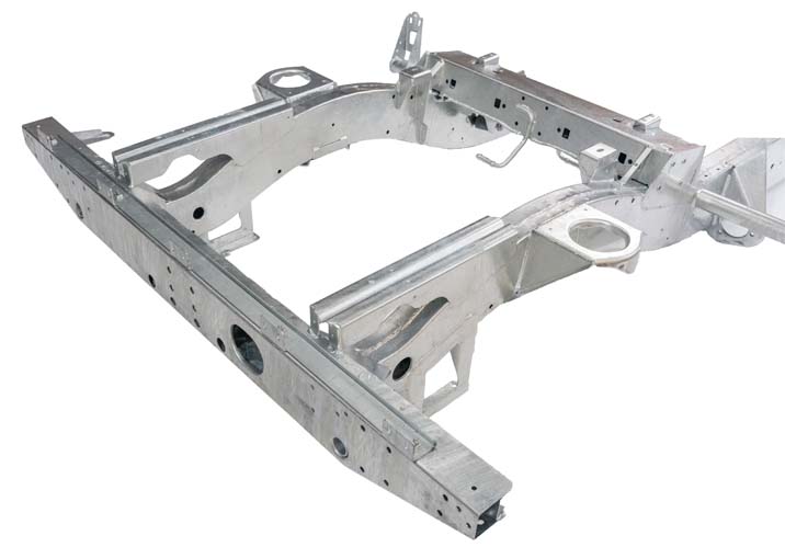 Marsland Chassis 90 plastic tank early rear crossmember